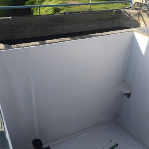 Poliurea para estanques de agua potable